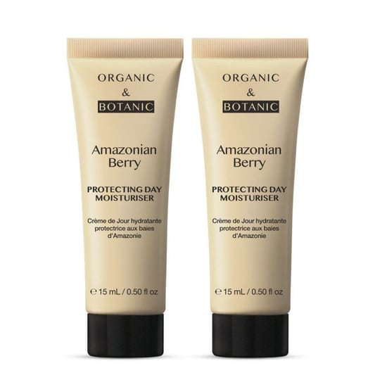 Organic & Botanic Kit dúo de crema hidratante de día antiedad con bayas amazónicas de 15 ml - Image 1