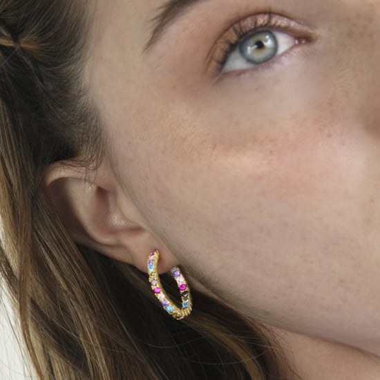 Pendientes Luxenter de Plata de Ley 925 con Circonita Multicolor acabados en oro amarillo de 18K - Azarlo - Image 4