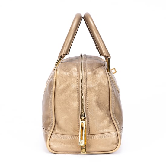 Loewe Amazona 28 Tote Bag en oro Cuero de ternero - Image 4