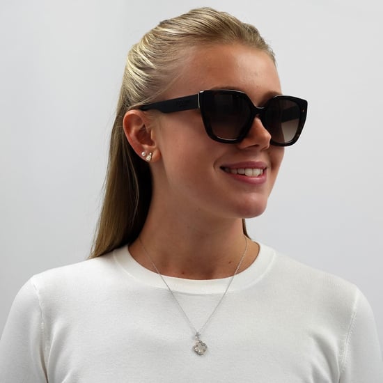 Gafas de sol Prada Rectangulares Mujeres Havana Marrón Degradado - Image 5