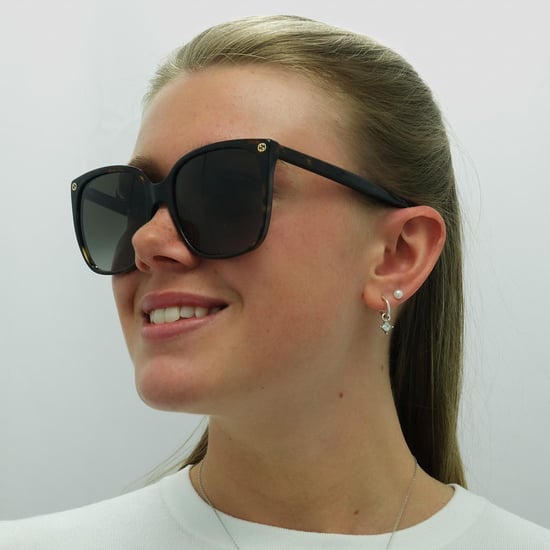 Gafas de sol Gucci Cat Eye Ladies Havana Gray Gracient - Image 6