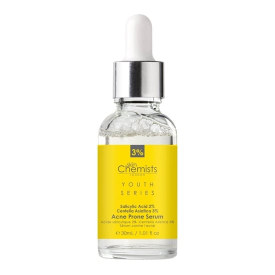 skinChemists Sérum antiedad para piel con tendencia al acné. Ácido salicílico al 2%, Centella asiática al 3%. 30 ml. - Image 4