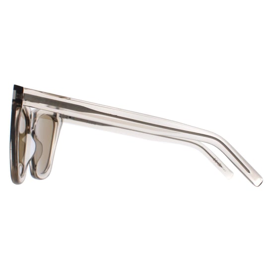 Saint Laurent Cat Eye Mujer Transparente Beige Marrón SL214 Kate - Image 3