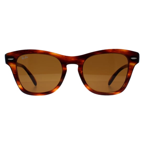 Ray-Ban RB0707S 954/33 gafas de sol a rayas havana marrón - Image 1