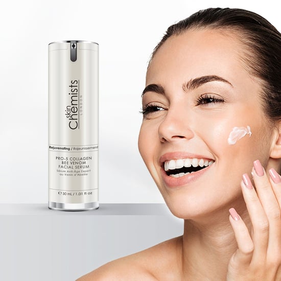 skinChemists Sérum facial antiedad Pro-5 con colágeno y veneno de abeja, 30 ml. - Image 5