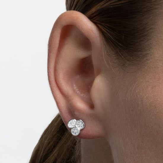 Pendientes Luxenter, dagger de plata de ley 925 y circonita brillante acabado baño rodio - Image 3