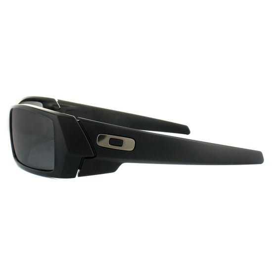 Gafas de sol Oakley Wrap para hombre en negro mate con polarizado Black Iridium - Image 3