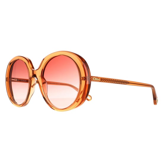 Chloe Oval señoras transparente gradiente naranja oscuro Ch0007s - Image 2