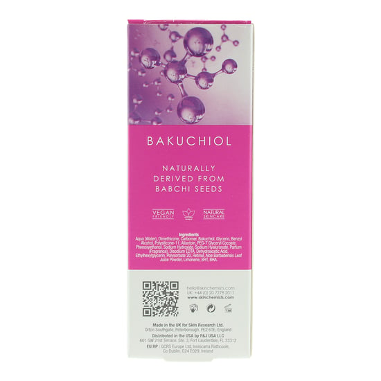 skinChemists Sérum facial antiedad con retinol y bakuchiol, 30 ml. - Image 3