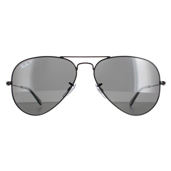 Ray-Ban Pilots unisex negro pulido polarizado cometa 3025 - Image 1