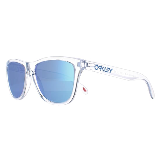 Gafas de sol Oakley rectangle unisex crystal clear prizm sapphire frogmouths - Image 2