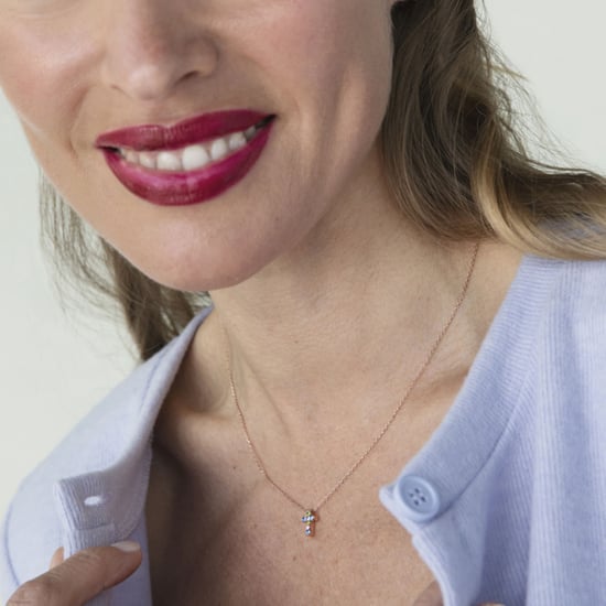 Collar Luxenter kon de plata de ley 925 y circonita multicolor con acabado en baño oro rosa de 18 quilates - Image 5