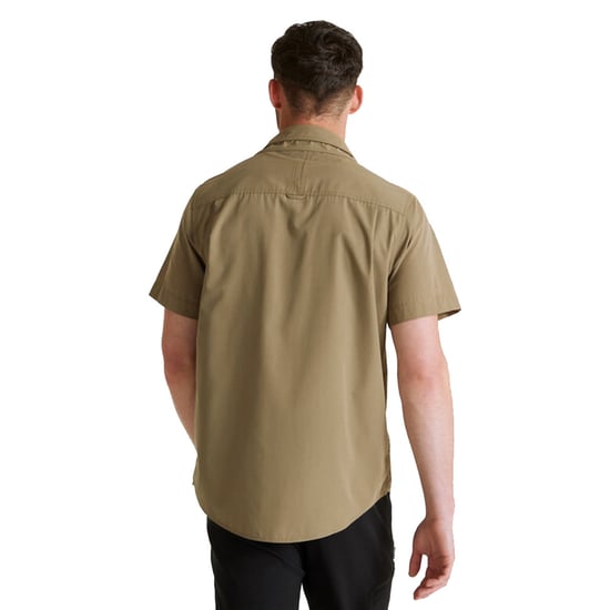 Craghoppers Mens Expert Kiwi Short-Sleeved Shirt (Pebble) - Image 4
