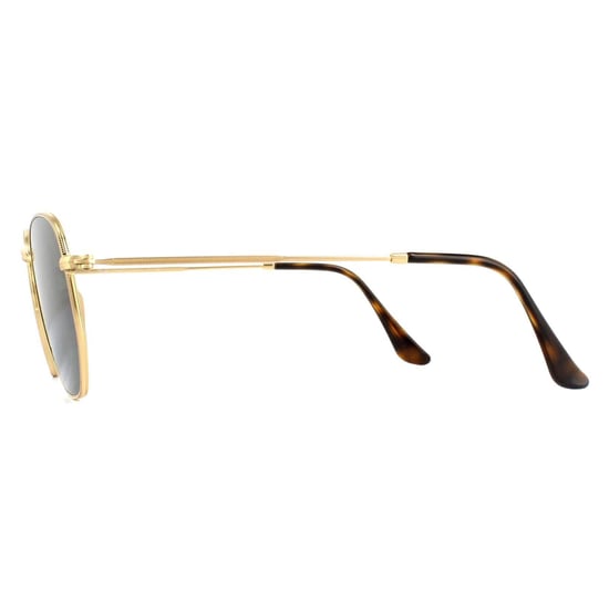 Gafas de sol Ray-Ban Hexagonal 3548N 001 Oro Verde G-15 - Image 3