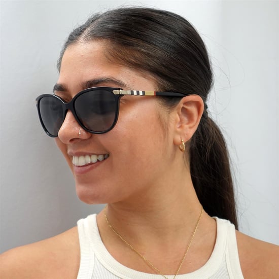Gafas de sol Burberry Be4216 3001T3 Negro Gris degradado Polarizadas - Image 6