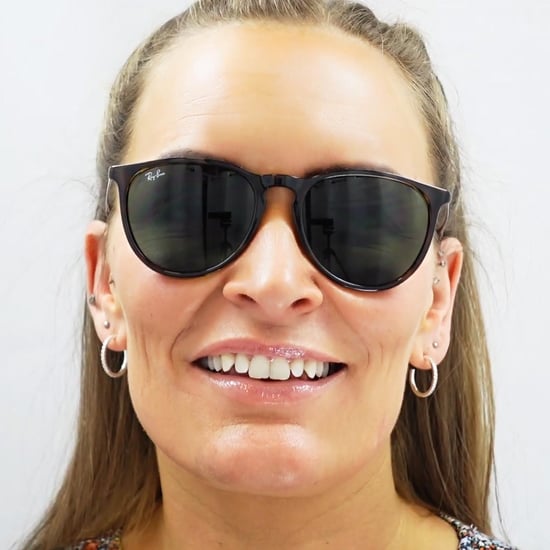 Gafas de sol Ray-ban redondas de mujer de goma havana marrón degradado - Image 4