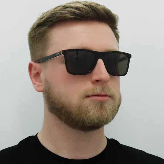 Gafas de sol Hugo by Hugo Boss Rectangle Mens Havana Crystal Brown - Image 5