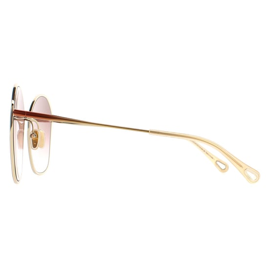 Chloe Cuadrado señoras marrón oscuro oro marrón degradado ch0015s - Image 3