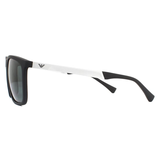 Emporio Armani Gafas de Sol EA4150 506387 Caucho Negro Gris - Image 3