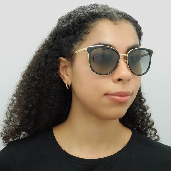 Gafas de sol Michael Kors Cat Eye Ladies Black Gold Gray Gracient - Image 5