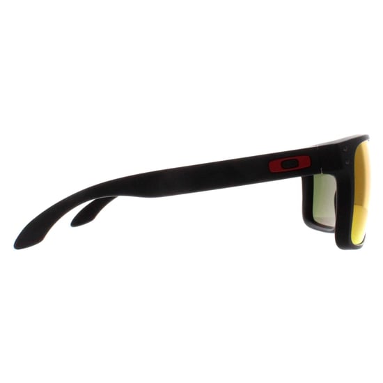 Gafas de sol Oakley Square para hombre Matt Black Prizm Ruby - Image 4