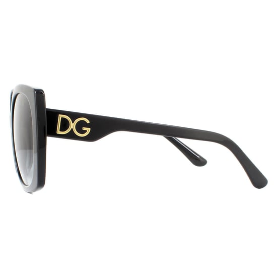 DOLCE & GABBANA Gafas de sol DG4385 501/8G Negro Gris claro Gradiente Negro - Image 3