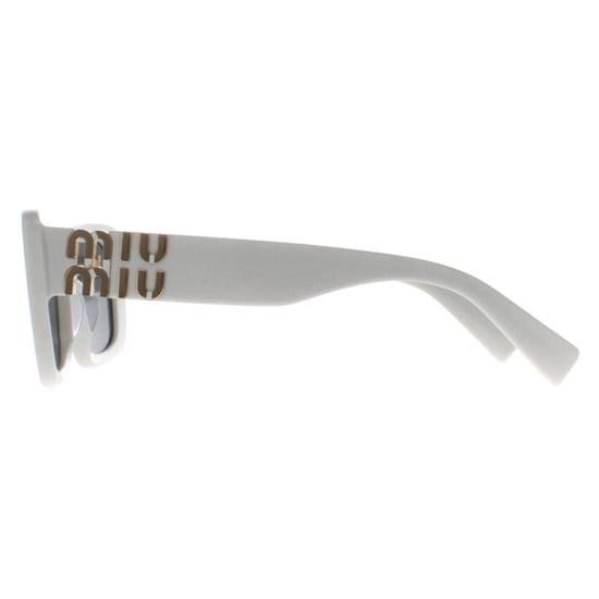 Gafas de sol Miu Miu MU07YS 1425S0 blanco gris oscuro - Image 3