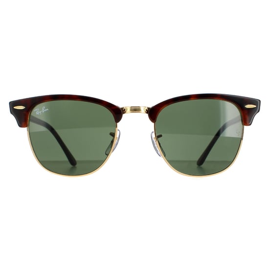 Gafas de sol Ray-ban redondas unisex verde havana - Image 1