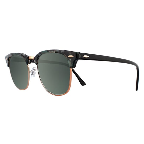 Ray-Ban Gafas de sol Clubmaster 3016 125571 Gris moteado Verde Oscuro Gradiente - Image 2
