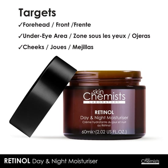 skinChemists Retinol Antiedad Hidratante de Noche con SYN®AKE 60ml - Image 5