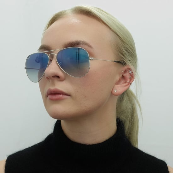 Ray-Ban Gafas de Sol Aviator 3025 003/3F Plata Azul Claro Gradiente 58mm - Image 5