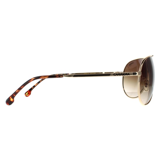 Carrera Aviator Unisex Oro Marrón Gradiente - Image 4