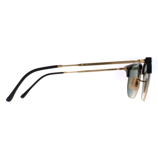 Ray-Ban Cuadradas Unisex Negro sobre Oro Verde RB4416 New Clubmaster - Image 4