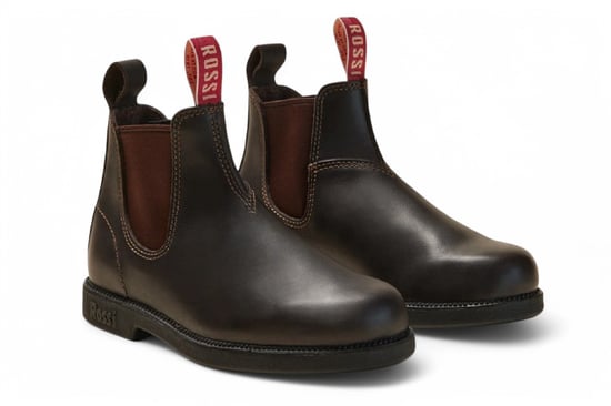 Botines Chelsea de piel marrón Rossi 607 Booma - Image 3