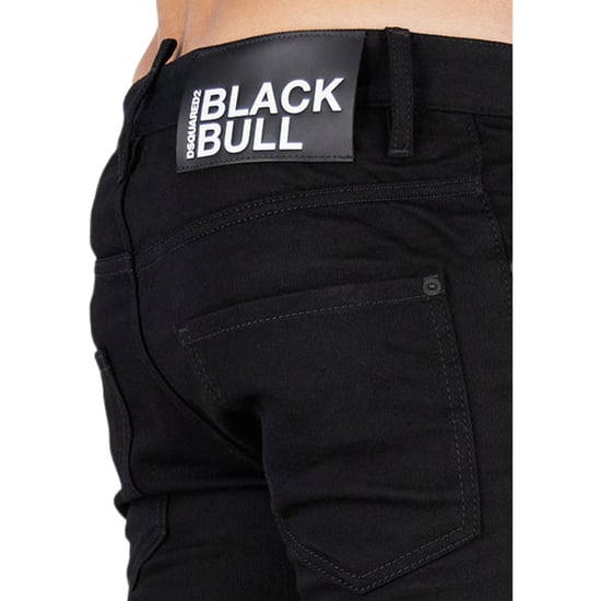 Pantalones Vaqueros Negros Con Insignia De Toro Negro De Dsquared2 - Image 3