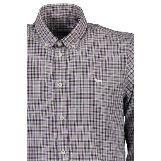 Camisa de algodón a cuadros de manga larga - Image 4