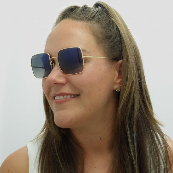 Gafas de sol Ray-Ban Square RB1971 914778 oro pulido azul gris degradado polarizadas - Image 6