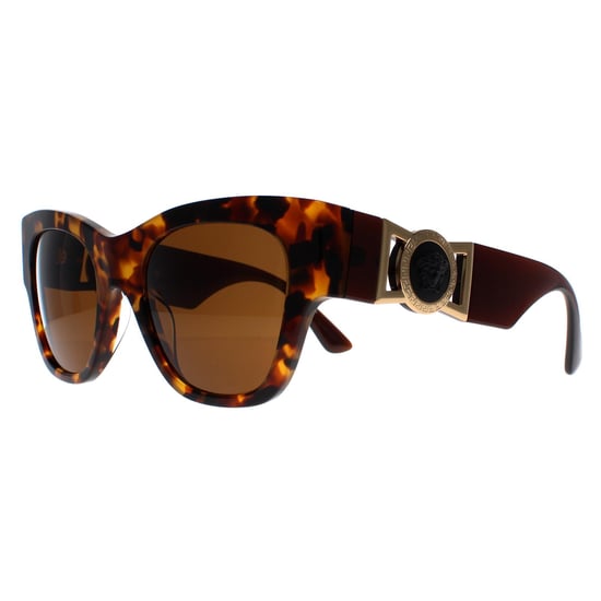 Versace Gafas de Sol Cat Eye para Mujer Havana Bronce Oscuro VE4415U - Image 2