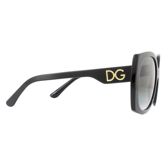 DOLCE & GABBANA Gafas de sol DG4385 501/8G Negro Gris claro Gradiente Negro - Image 4