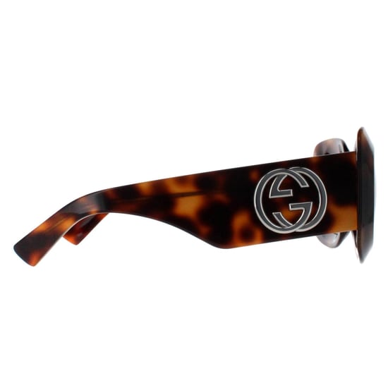 Gucci Square Womens Habana con Plata Marrón GG1695S - Image 4