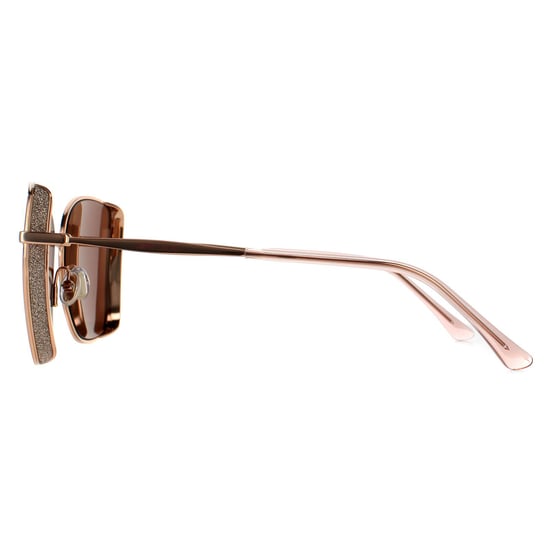 Jimmy Choo Alexis DDB SQ gafas de sol de oro rosa - Image 3