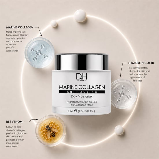 Dr H Crema hidratante de día antiedad con colágeno marino 50 ml - Image 2