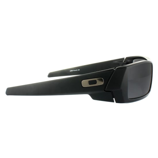 Gafas de sol Oakley Wrap para hombre en negro mate con polarizado Black Iridium - Image 4