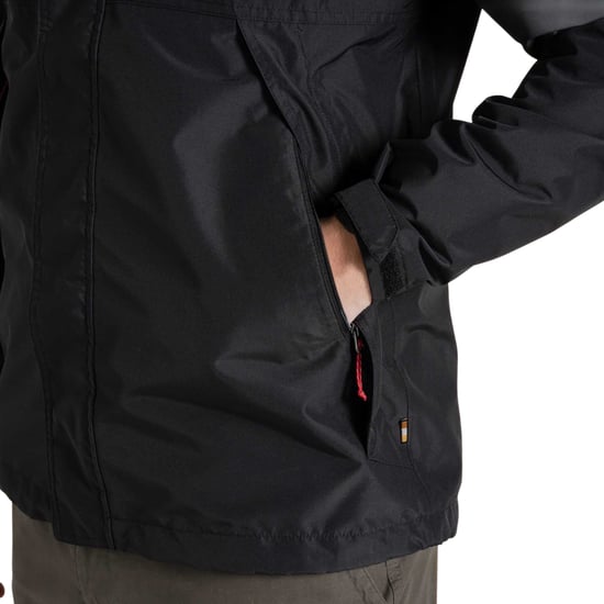 Craghoppers Mens Ossus Waterproof Jacket (Black) - Image 5