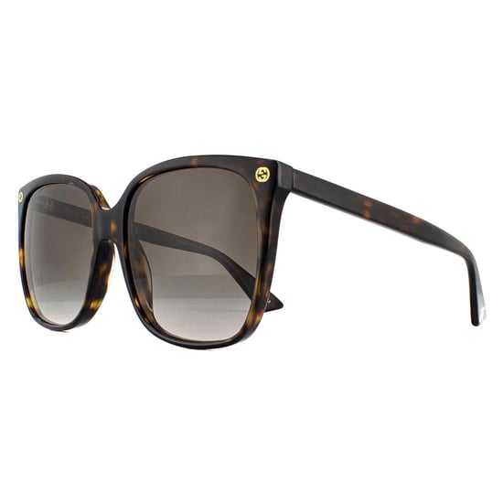 Gafas de sol Gucci Cat Eye Ladies Havana Gray Gracient - Image 2