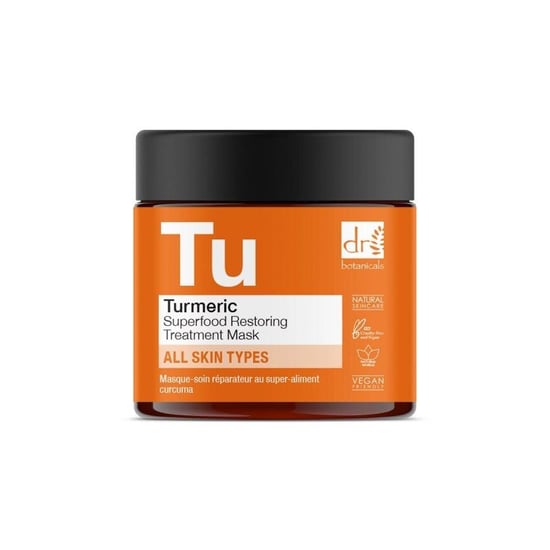Dr. Botanicals Mascarilla de tratamiento antiedad reparadora con cúrcuma, superalimento, 60 ml - Image 4