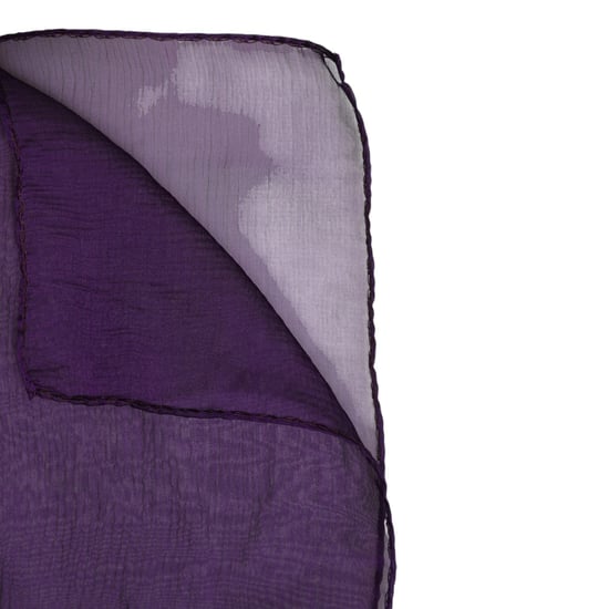 Bufanda de seda púrpura accesorio - Image 6