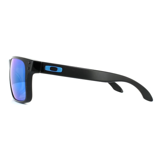 Gafas de sol Oakley rectangle black pulidas prizm sapphire para hombre - Image 3