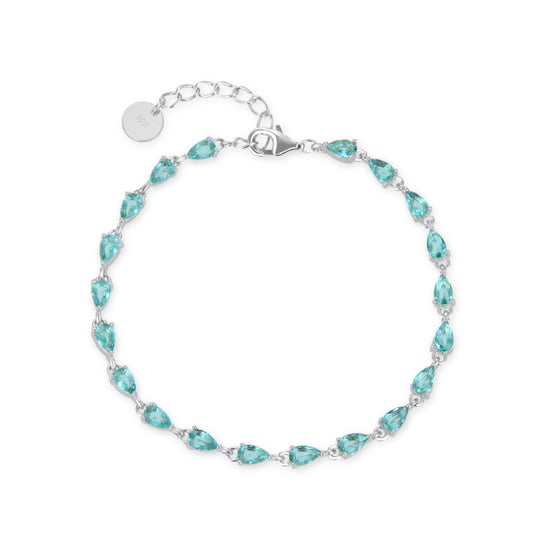 Pulsera Luxenter, muanyala de plata de ley 925 y circonita esmeralda acabado baño rodio - Image 3