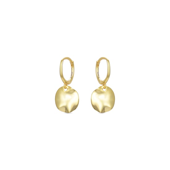 Pendientes Luxenter Midnak de Plata de Ley 925 acabados en oro amarillo de 18 quilates - Image 3